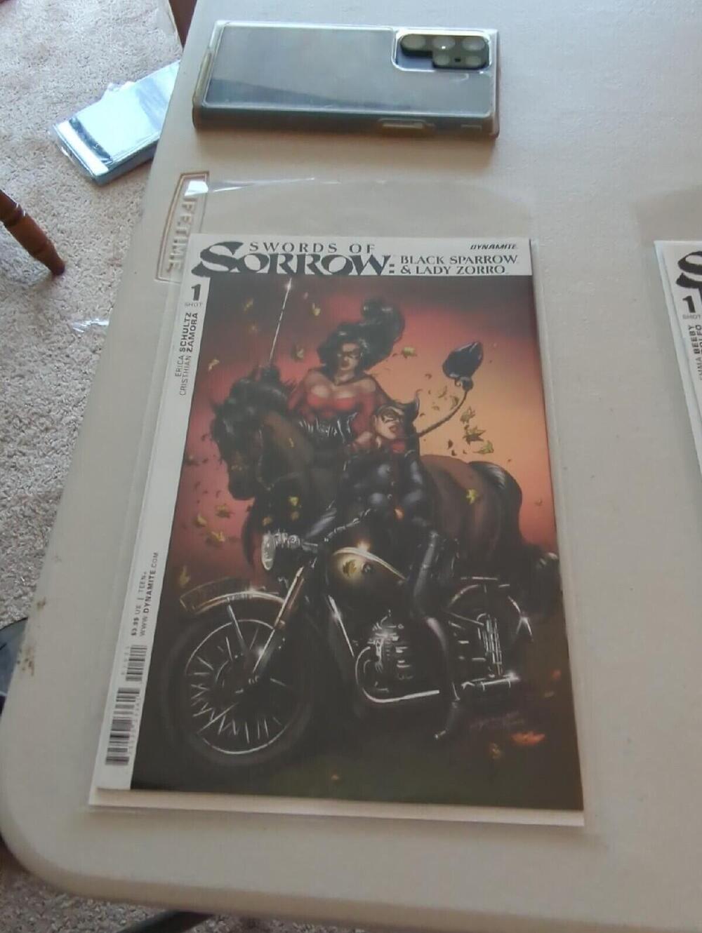 Dynamite Comics Swords of Sorrow One Shot Black Sparrow and Lady Zorro